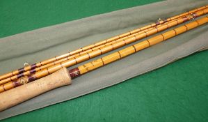 ROD: Hardy The Wye 13'6" 3 piece with correct spare tip, Palakona salmon fly rod, No.H51517C,