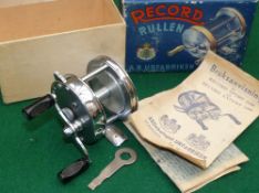 REEL: Abu Record Expert 2200 Tournament casting reel, foot stamped "Made in Sweden", Model A with