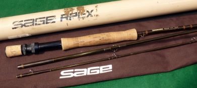 ROD: Sage Graphite 3 RPLX 9' 3 piece fly rod, line rate 8, bronze whipped blanks, fine condition, in