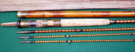 ROD: Early Hardy Houghton?, 11' 3 piece Palakona trout fly rod with correct spare tip, No.54195,