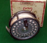 REEL: Hardy St. Andrew 4 1/8" lightweight alloy salmon fly reel, heavy duty U shaped line guide, rim