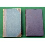 Davey, Sir Humphrey - "Salmonia" 5th ed 1869, H/b, half leather binding, ribbed spine, marbled