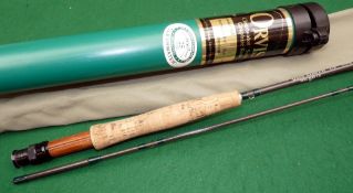 ROD: Orvis Clear Water 8'6" 2 piece graphite trout fly rod, full flex weight 5, cork handle with