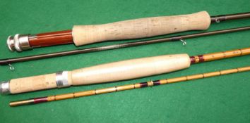 RODS: (2) Fine Greys of Alnwick The Kielder 8'6" 2 piece split cane trout fly rod, in as new