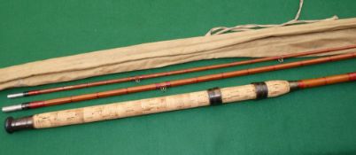 ROD: Hardy The No.1 FWK Wallis Avon rod, No.G1812G, 11' 3 piece, whole cane butt, split cane
