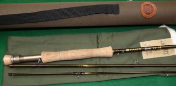 ROD: Hardy Sirrus 10'6" 3 piece graphite trout fly rod, in as new condition, line rate 7, burgundy