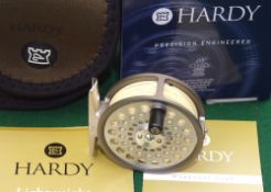 REEL: Hardy The Flyweight alloy brook trout fly reel in as new condition, Alnwick built, foot