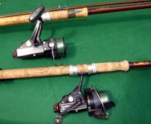 RODS & REELS: (4) Pair of Bruce & Walker Mk4 compound taper 11' 2 pce rods, brown close whipped,