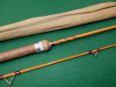 ROD: Hardy Wanless 9/10lb Palakona trout spinning rod, post numbered, 6'10" 2 piece, low bridge