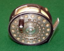 REEL: Hardy The LRH Lightweight Reel with elongated U shaped line guide with rivet, 4 pillar