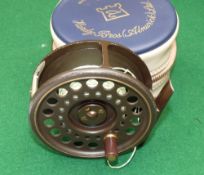 REEL: Hardy The Golden Prince 7/8, First Edition No.230 fly reel in fine condition, U shaped line