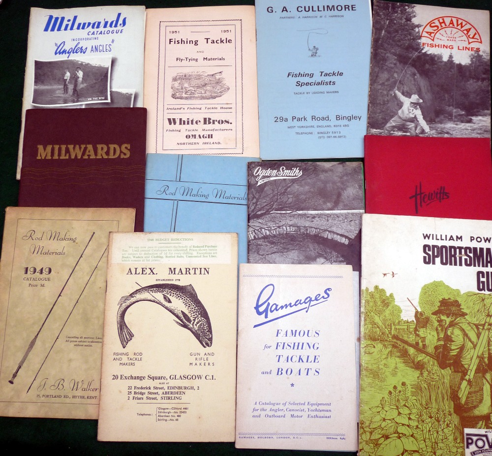 CATALOGUES: (Qty) Collection of catalogues by Ogden Smith, Milward's 1951 and 1954, White Brothers