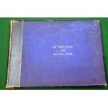 By The Loch And Riverside - 1st edition 1866, blue cloth binding, leather spine worn to edge,