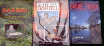 Three works on Barbel - West, T -signed- "Barbel, A Life Time's Addiction" 1st ed 2005, Miles & West