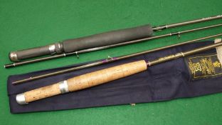 RODS: (2) Hardy Favourite Graphite Fly Rod, 8'6" 2 piece, line rate 5/6, grey blank, purple
