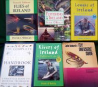 4 x O'Reilly, P - "Loughs Of Ireland" signed, 3rd ed, 1998 glossy H/b, "rivers Of Ireland" signed