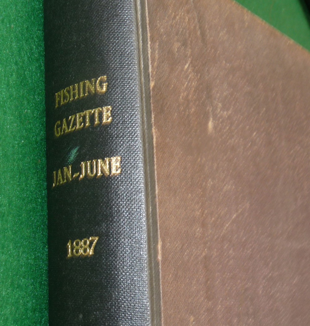 Fishing Gazette - The Fishing Gazette 1887 full year bound volume, wrongly titled January-June 1887, - Image 2 of 2