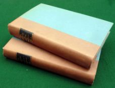 2 x Volumes Medwin, T - "The Angler In Wales" volumes 1 and 2, 1834, rebound, H/b, gilt to spine,