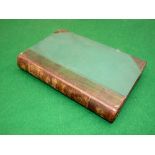 Henderson, W - "My Life As An Angler" 1st ed 1876, half leather binding, 342 gilt edge pages, fine.