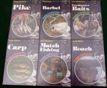 6 x Volumes - Fishing Step By Step series, all signed 1st editions, Rickards, B - "Pike", Frost, P -