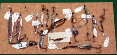 HARDY LURES: (Qty) Good collection of Hardy metal lures comprising Model Fly Minnows, sizes 1"-3",
