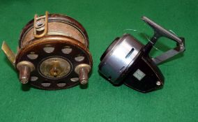 REELS: (2) Abu 508 RHW closed face reel, fine condition, silver blue housing, anti-reverse, good
