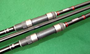 RODS: (2) Matched pair of Banshee TF Gear 12' 2pce carbon carp or pike rods in as new condition, 2.