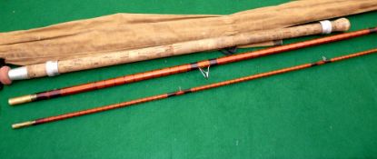 ROD: B James & Son Ealing, London The Kennet Perfection 11'4" 2 piece split cane Avon rod, 24"