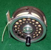 REEL: Rare Hardy Marquis 2/3 brook trout alloy fly reel, in as new condition, U shaped line guide,