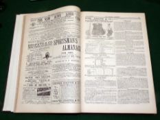 Fishing Gazette - The Fishing Gazette 1887 full year bound volume, wrongly titled January-June 1887,