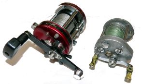 REELS: (2) Abu Ambassadeur 7000 high speed multiplier reel, smooth end plates, single black