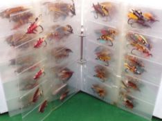 FLIES: Collection of approx. 150 vintage steel eyed salmon flies, assorted patterns and sizes 1.