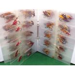 FLIES: Collection of approx. 150 vintage steel eyed salmon flies, assorted patterns and sizes 1.