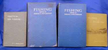 Hutchinson, HG - "Fishing" 1st ed, 526 pages, fully illustrated, same author 2nd ed, both