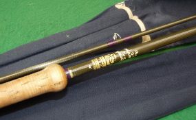 ROD: Hardy Favourite Graphite Spinning rod, 10' 2 piece, 1 3/4oz casting weight, purple whipped