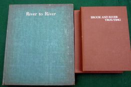 Stephen, G -signed by author and illustrator - "River To River" 1st ed 1937, large paper edition,