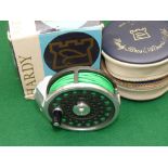 REEL: Hardy Marquis No.5 alloy trout fly reel in fine condition, U shaped line guide, backplate