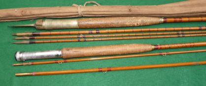 RODS: (2) Early Hardy Palakona 9'6" 3 piece trout fly rod with spare tip (6" short), rod No.A2939,