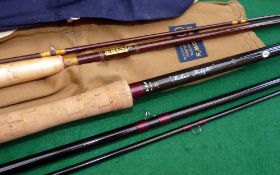RODS: (2) Farlow Farlight 12' 3 piece hollow glass salmon fly rod, fine condition line rate 8/9, 20"