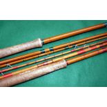 RODS: (2) Pair of Hardy general fishing rods, The Popular Rod 10' 3 piece, No.G27834, c1949,