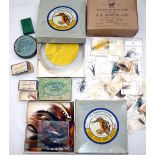 ACCESSORIES: (Qty) Mixed quantity of tube/salmon flies in makers' packets by Sharpe's of Aberdeen