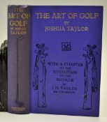 Taylor, Joshua - "The Art of Golf -with a chapter on the evolution of the bunker by JH Taylor-