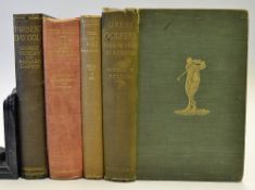 Early Golf Cornerstone Instruction books from 1900 to 1922 to incl Horace G Hutchinson-"The Book