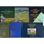 English Golf Club Centenary Books - mostly West Country and South Coast region to incl Bath Golf