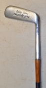 Late Bobby Jones 'Calamity Jane' goose neck blade Putter by Spalding, showing two of the three bands