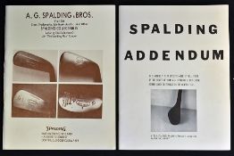 Spalding, A.G Bros signed "Pre--1930 Clubs, Trademarks, Sub- Marks And Other Spalding Collectables -