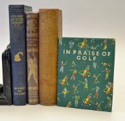 Early Golf Books on Humour and History to incl "Mr Punch's Golf Stories-Told by His Merry Men" bound