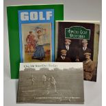 Golf Postcards Reference Books - to incl "Famous Golf Postcards" signed by the author early, "One Up