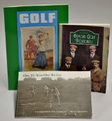 Golf Postcards Reference Books - to incl "Famous Golf Postcards" signed by the author early, "One Up