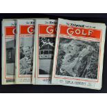 "Golf Illustrated" original weekly magazines for 1952 - a near complete run to incl from 3rd January